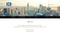 Desktop Screenshot of ich-group.com